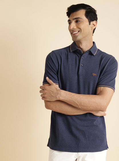 Ultramarine Melange Polo