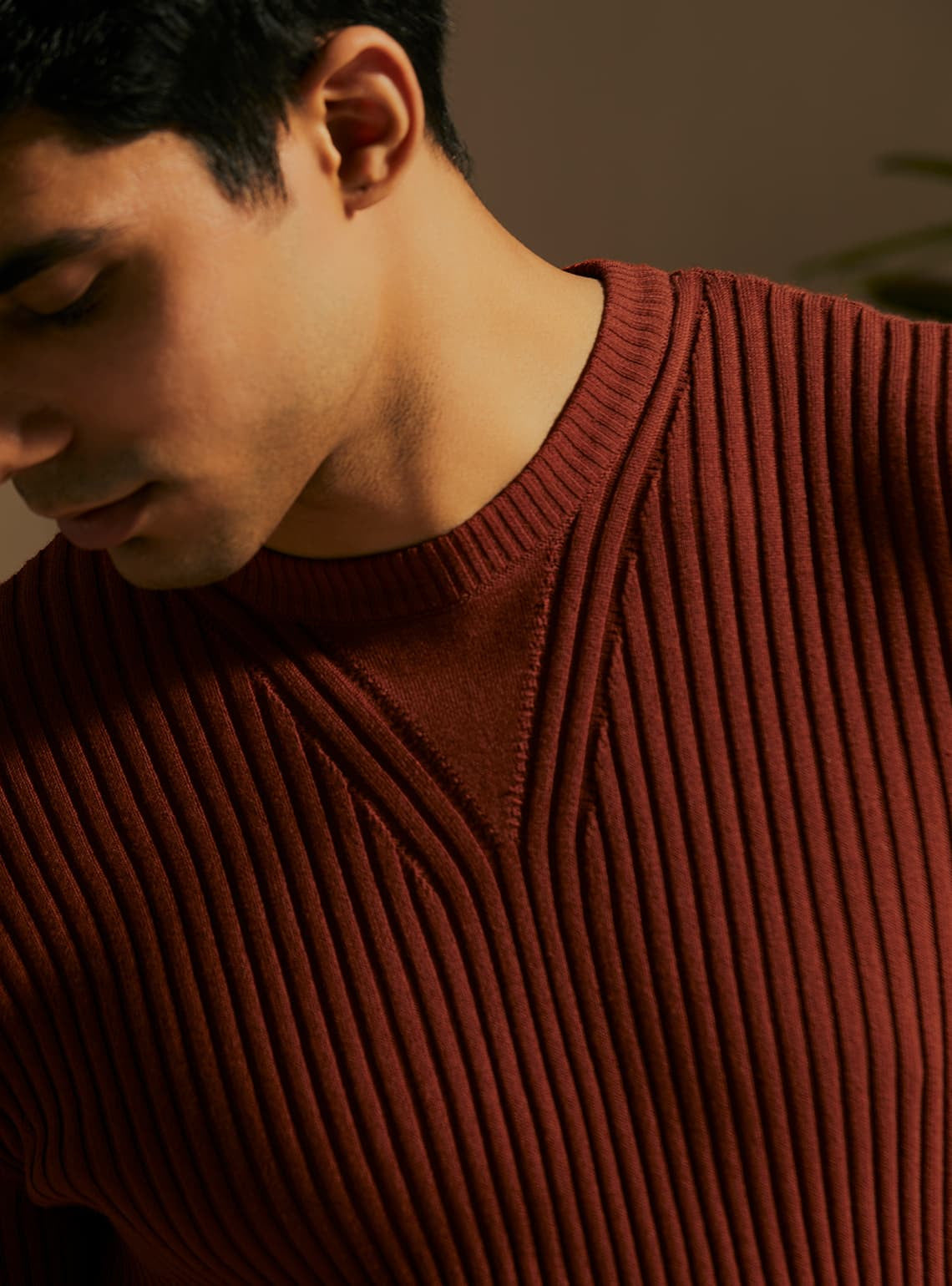 Fire Ribbed Pullover