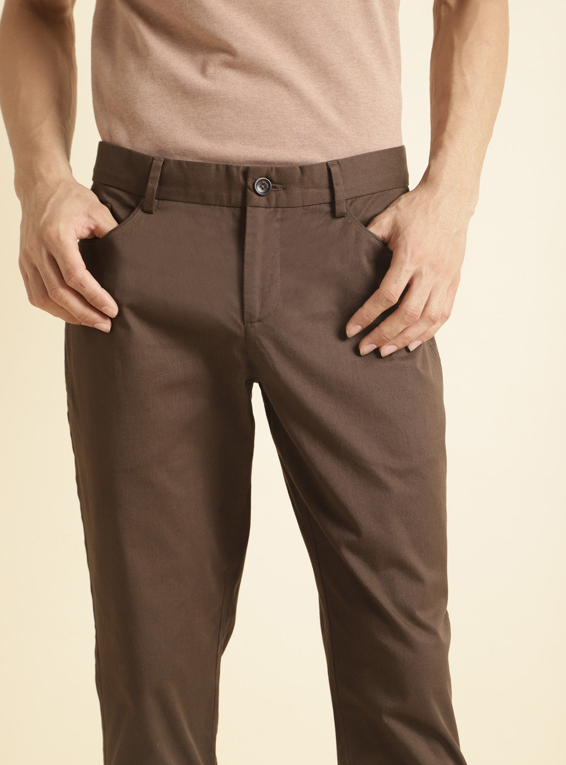 Brown Mahogany Twill Chino