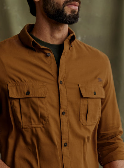 Corbett Ochre Shirt