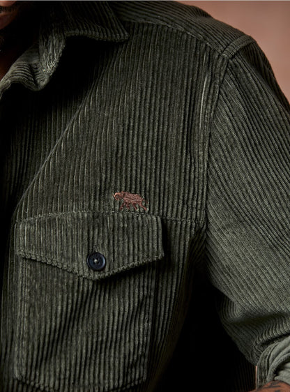 Storm Green Corduroy