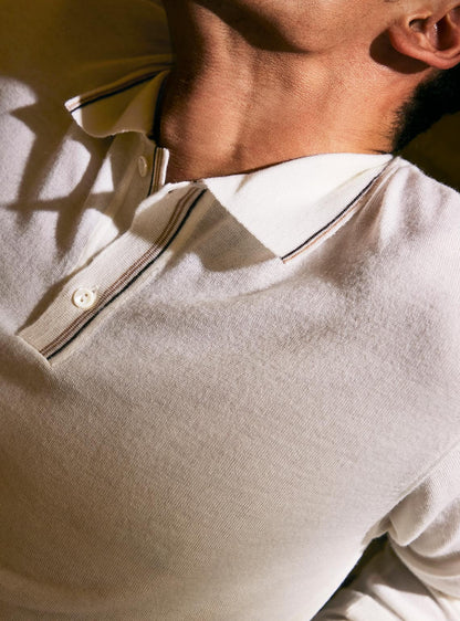 04 Ivory Merino Polo