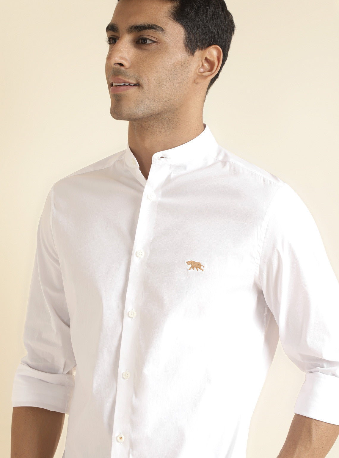 Mandarin Ivory Shirt