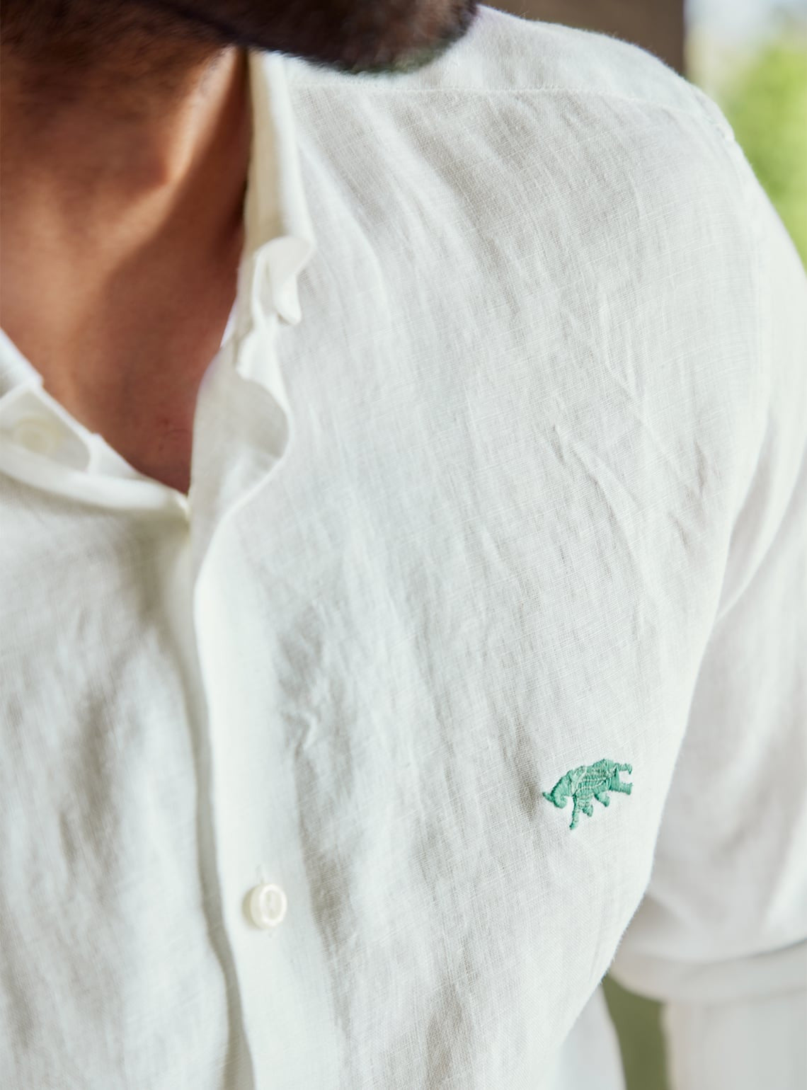 Essential White Linen - Viridian Mark