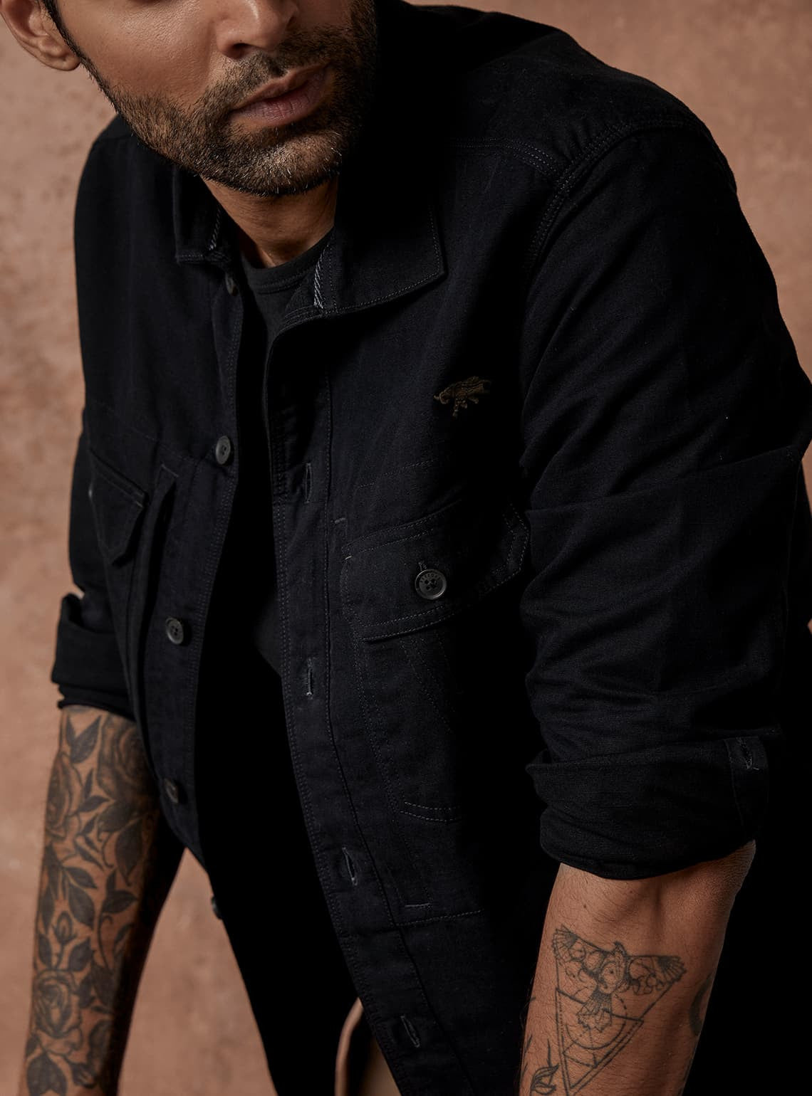 Nero Black Overshirt