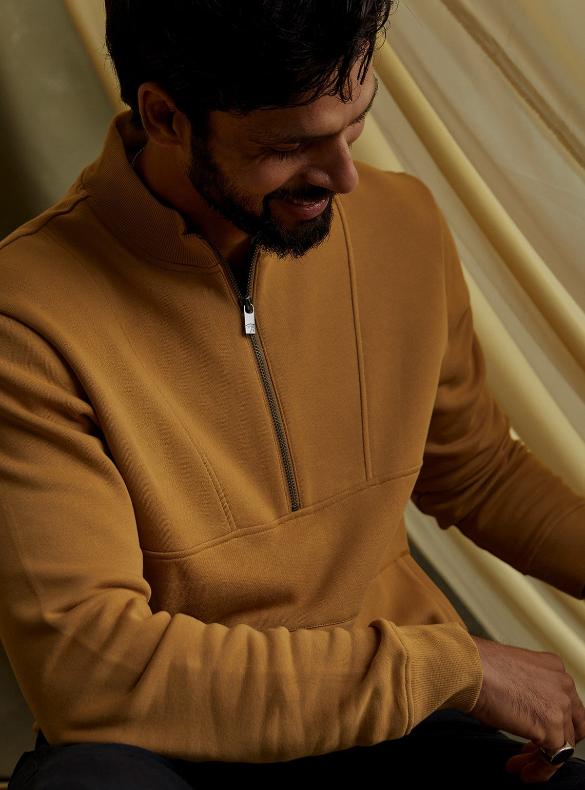 Corbett Mustard Pullover