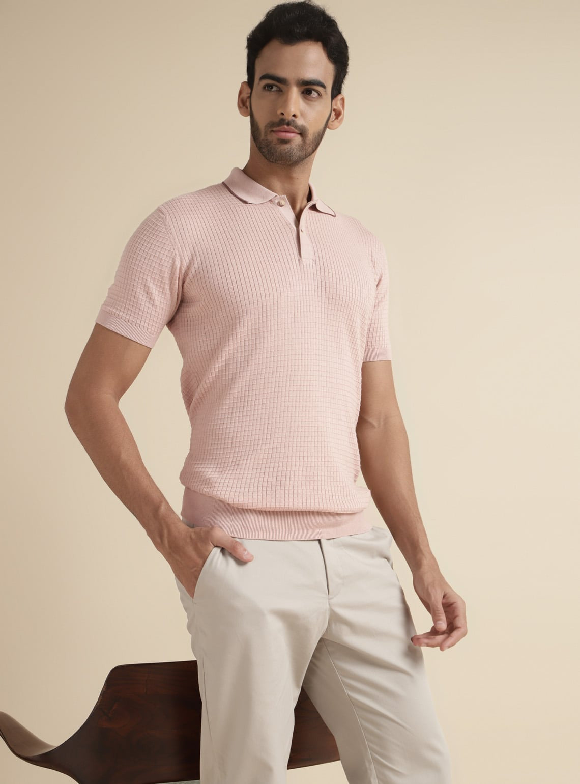 Faded Ceramic Pink Polo