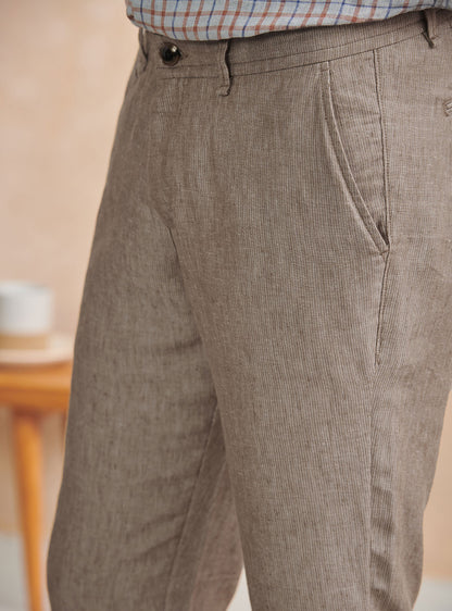 Bronze Linen Trouser