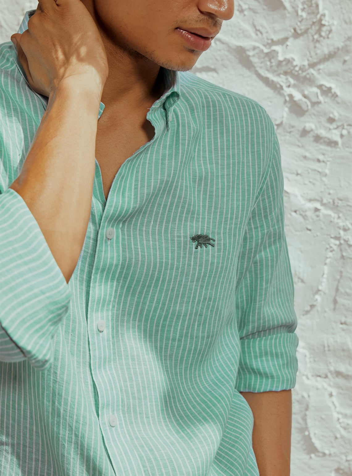 Viridian Stripe Shirt