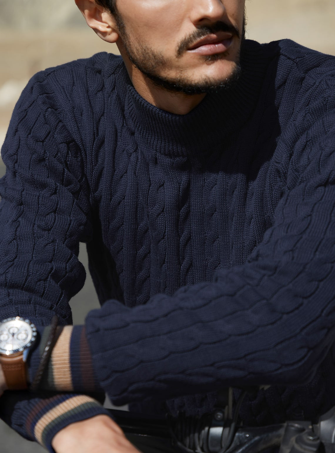 Navy Bunker Pullover