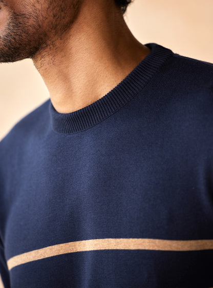 Aurum Navy Pullover