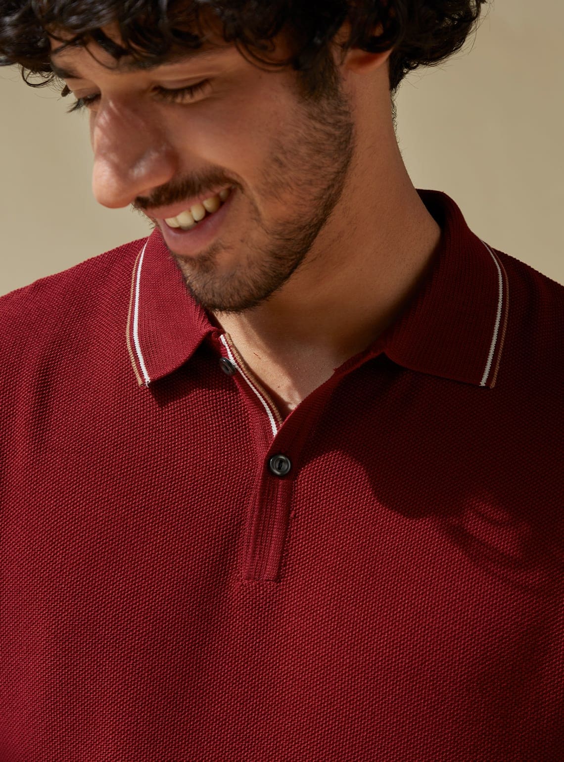 Scarlet Knit Polo