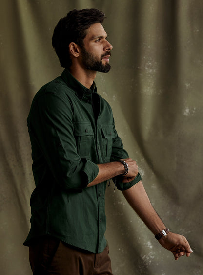 Ranthambore Green Shirt