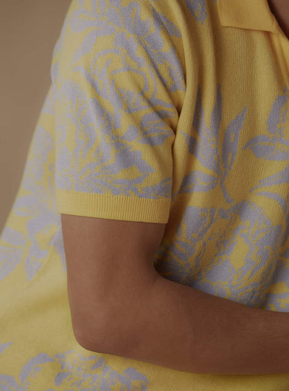 Canary Floral Polo