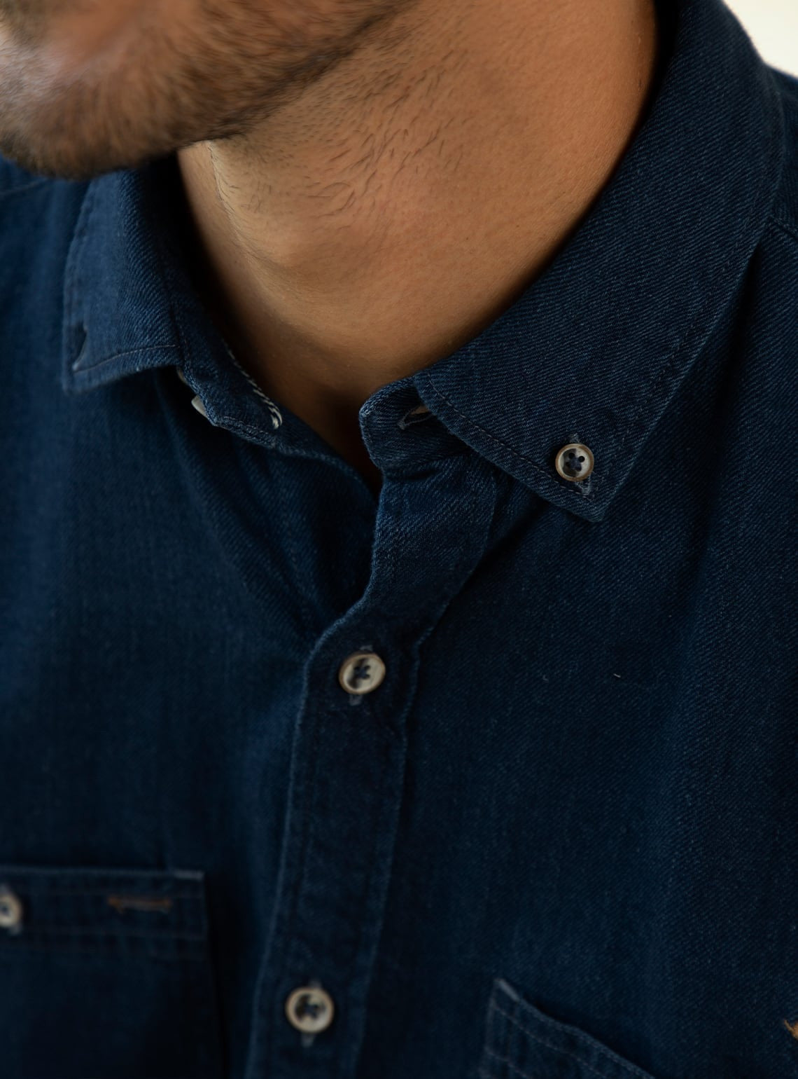 Raw Blue Indigo Shirt