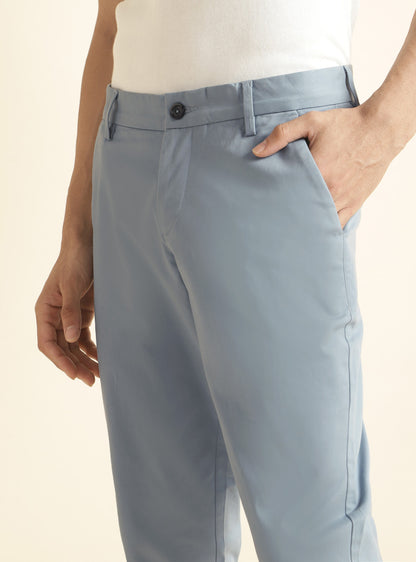 Light Blue Twill Chino