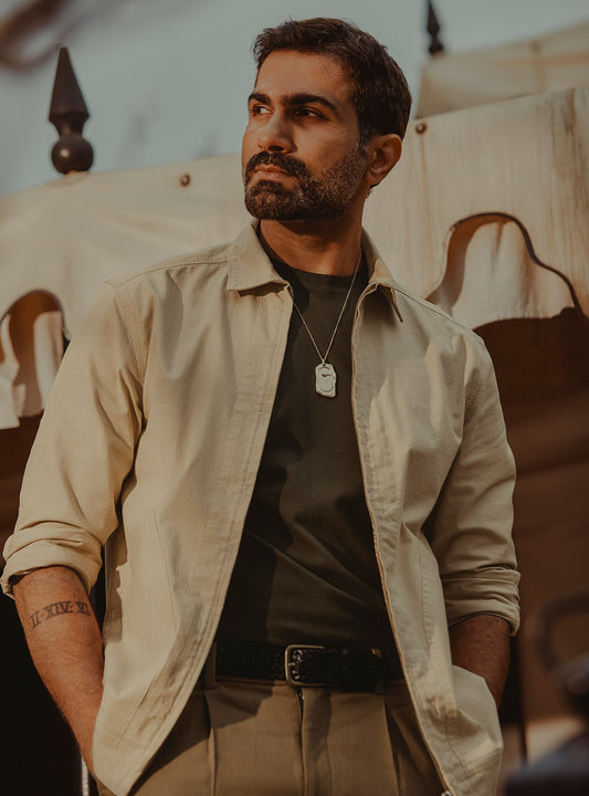 Corbett Sand Overshirt