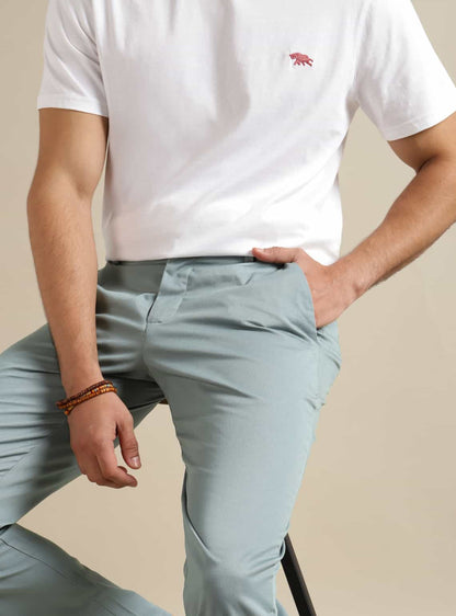 Steel Green Chino