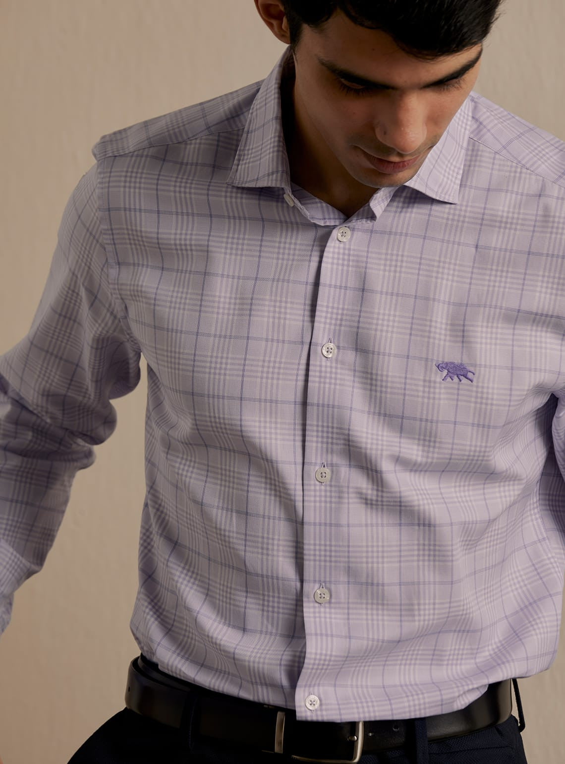 Wisteria Grid Shirt