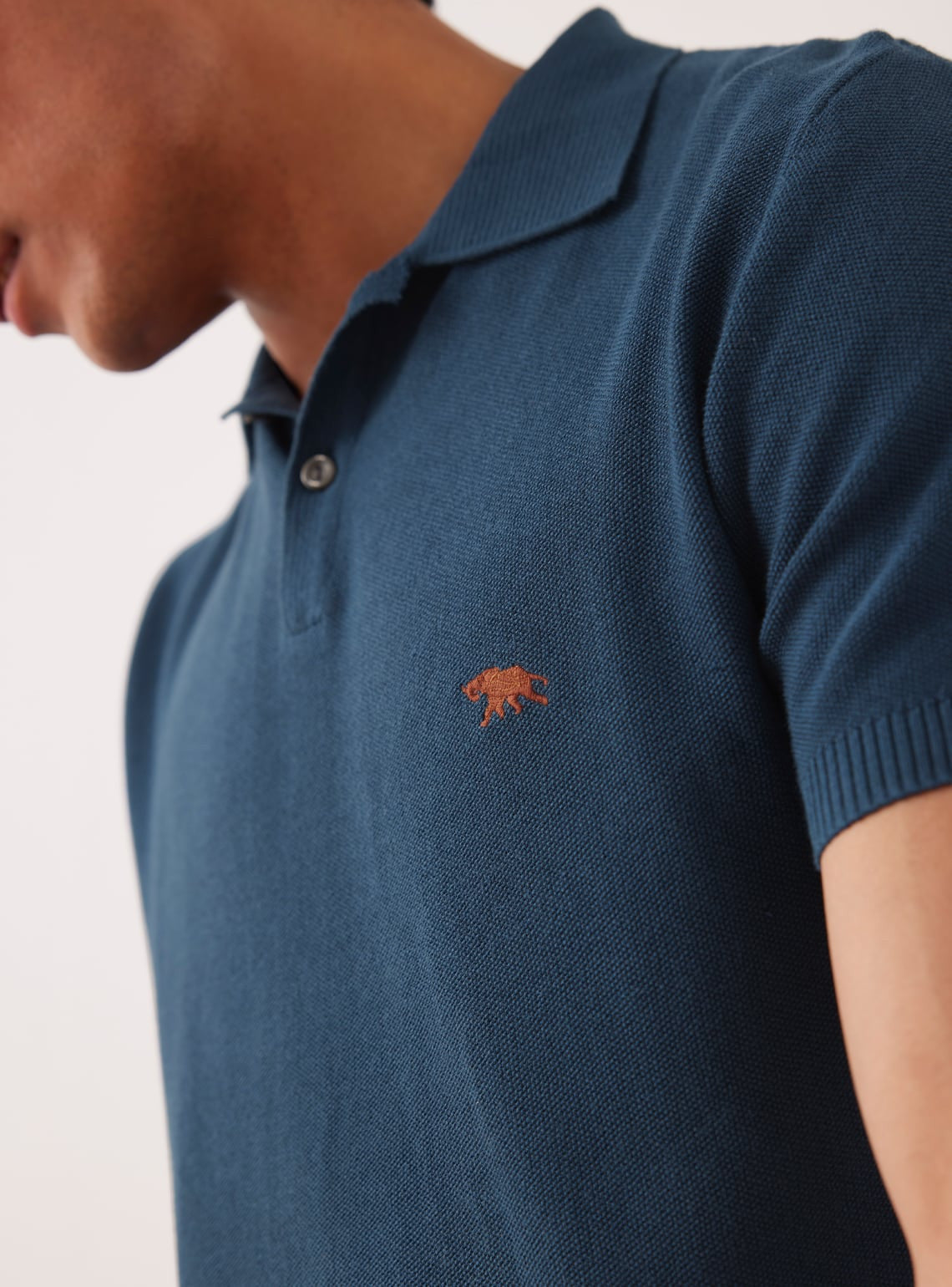 Pacific Blue Knit Polo