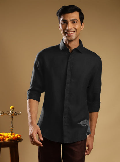 Raven Linen Shirt