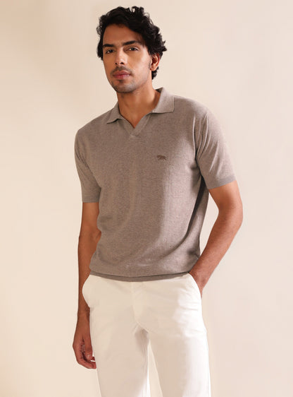 Dark Oak Melange Polo