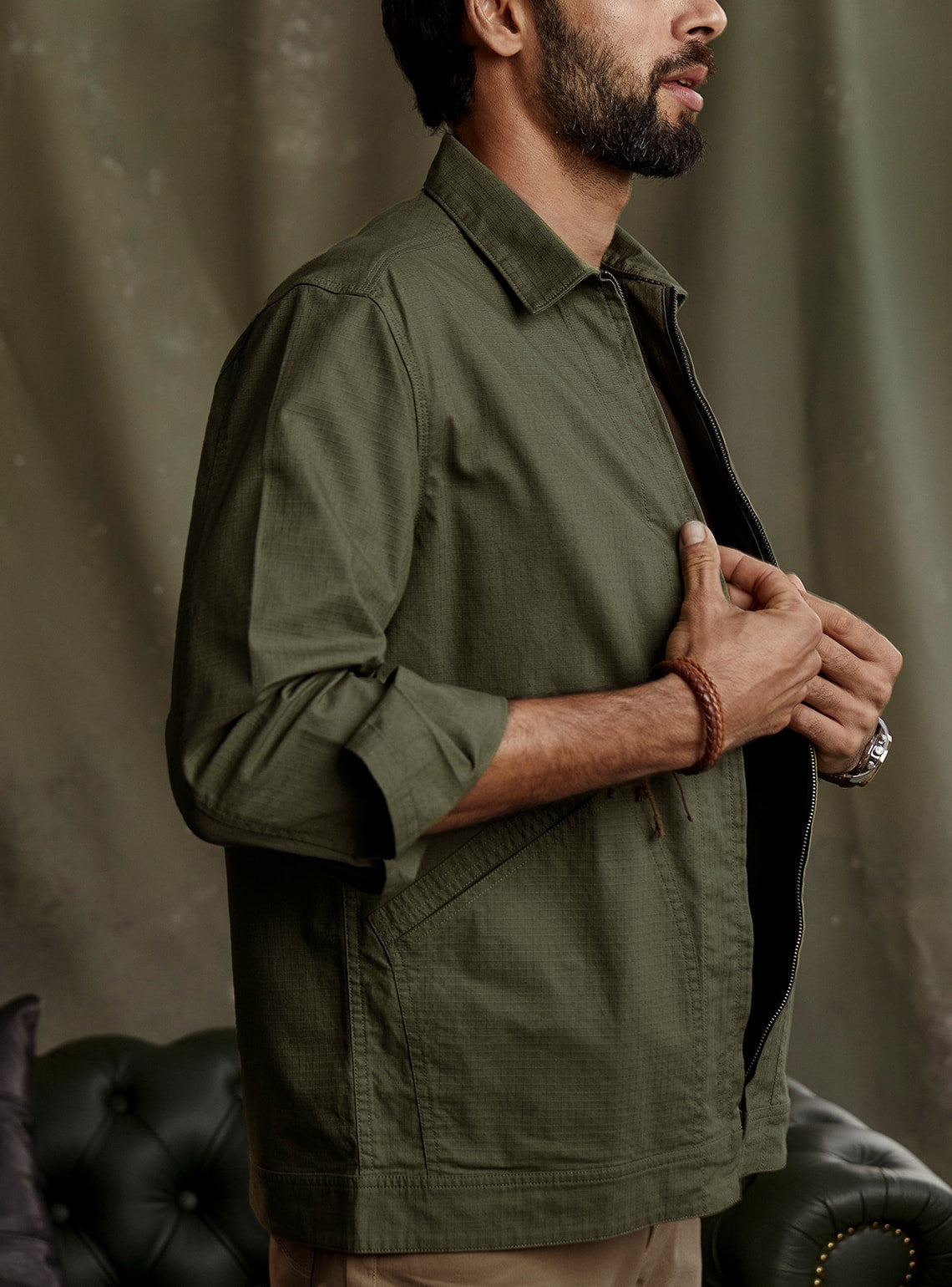 Ranthambore Fern Overshirt