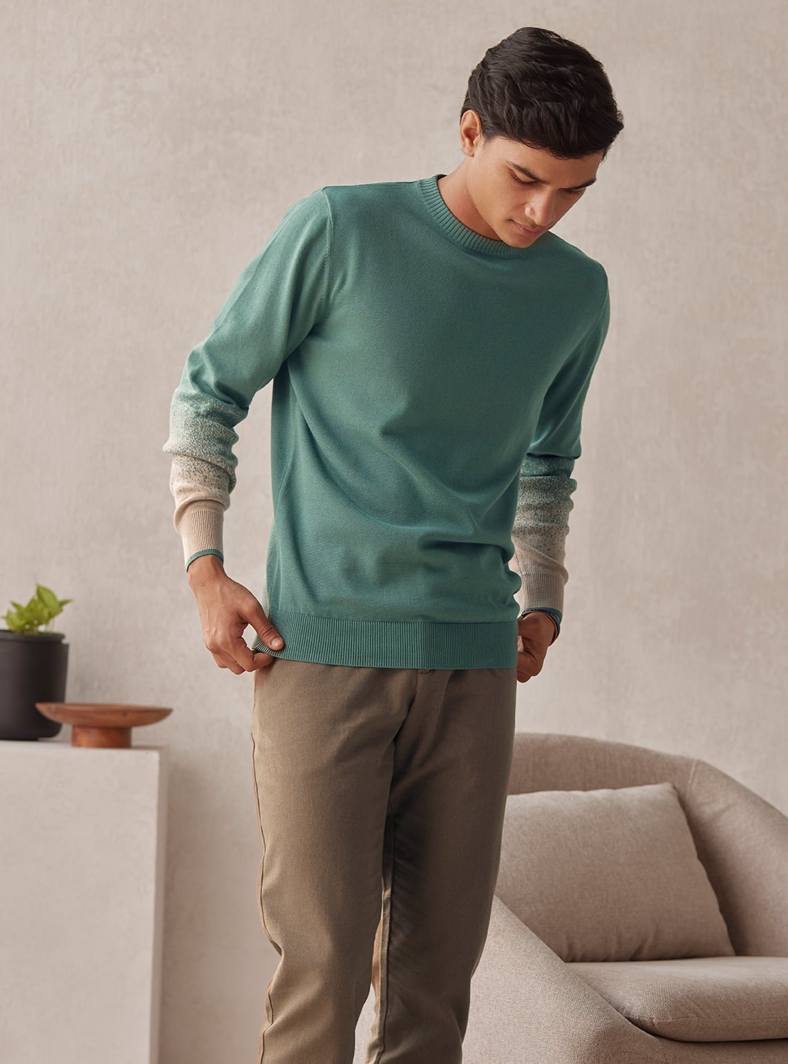 Sea Green Pullover