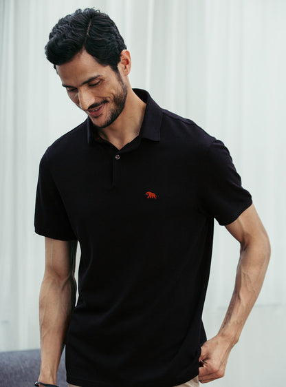 Midnight Pique Polo