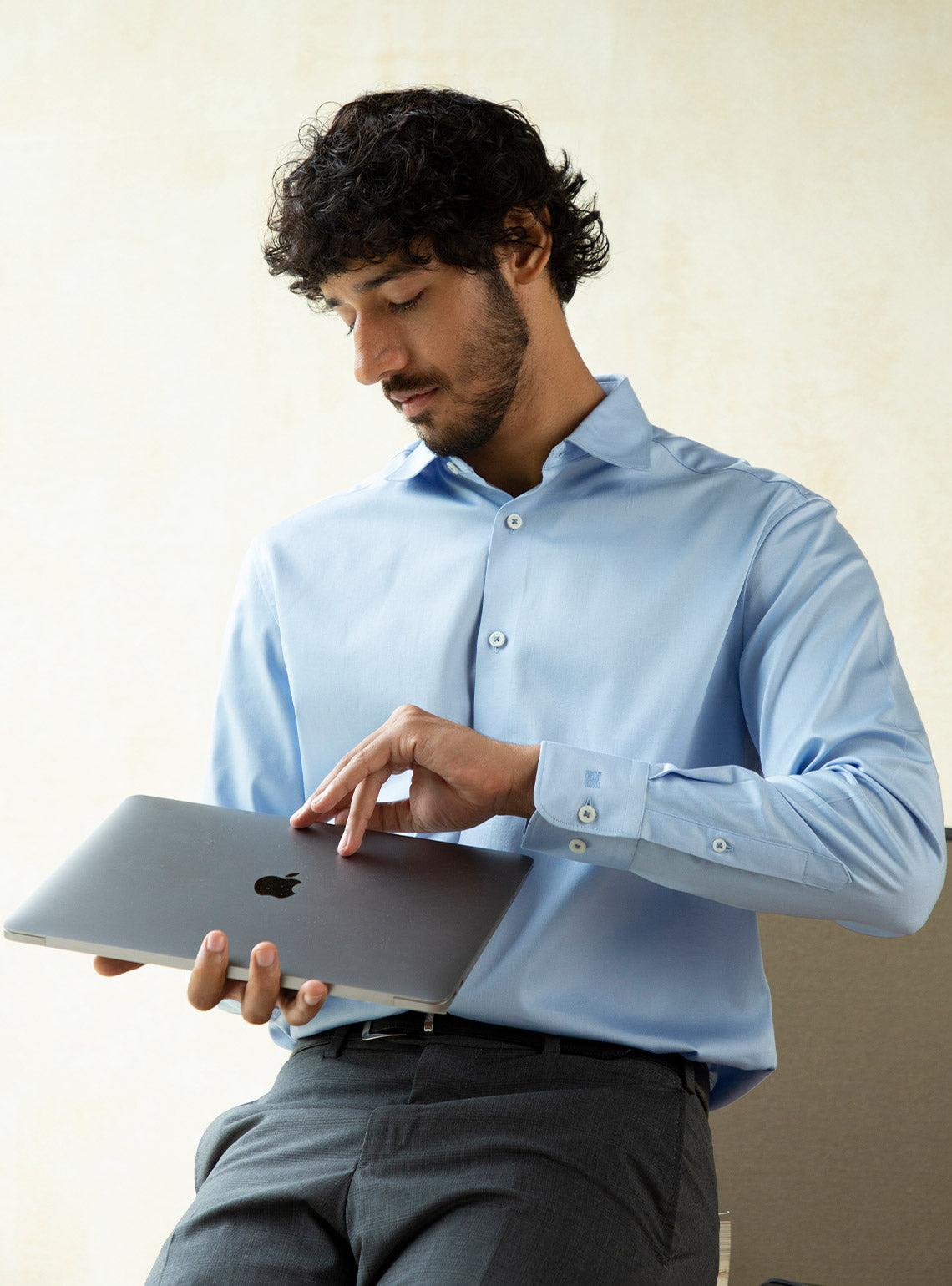 Steel Blue Shirt