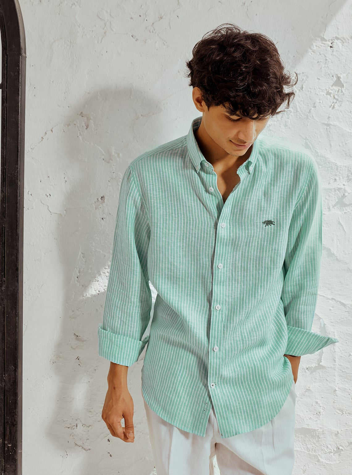 Viridian Stripe Shirt