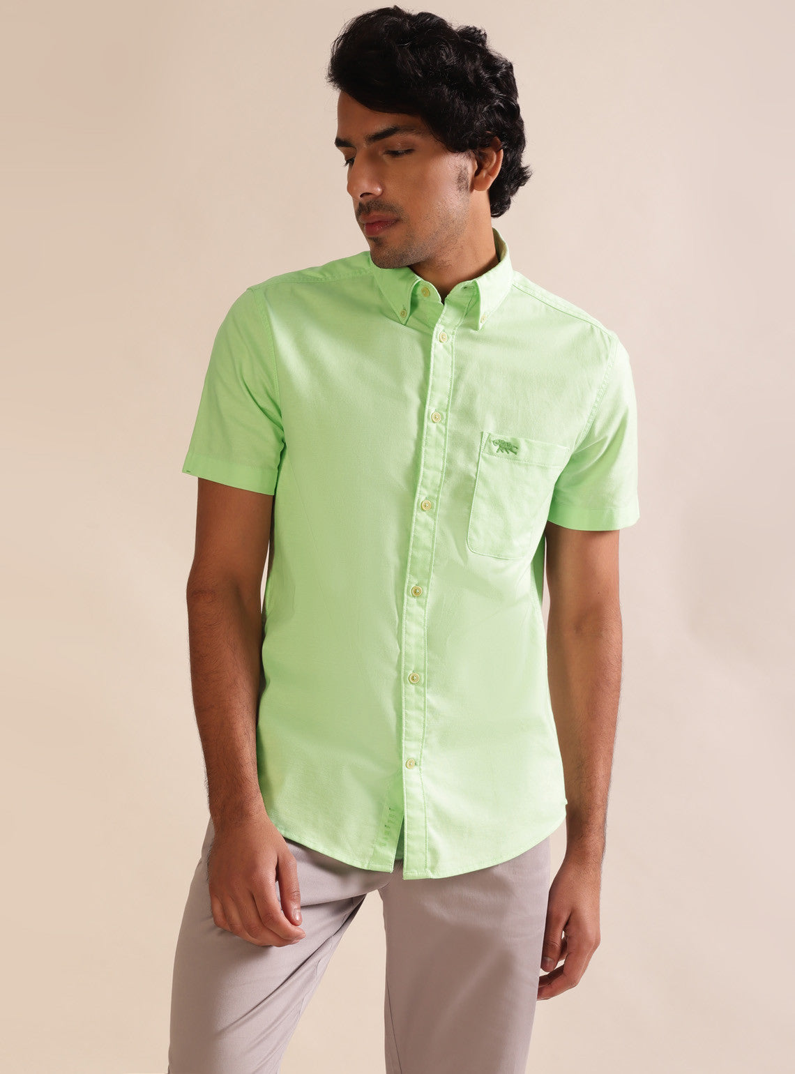 Peridot Oxford Shirt