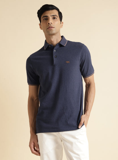 Ultramarine Melange Polo