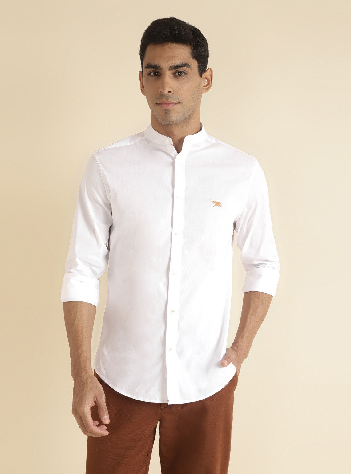 Mandarin Ivory Shirt