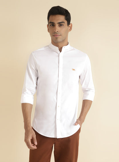 Mandarin Ivory Shirt