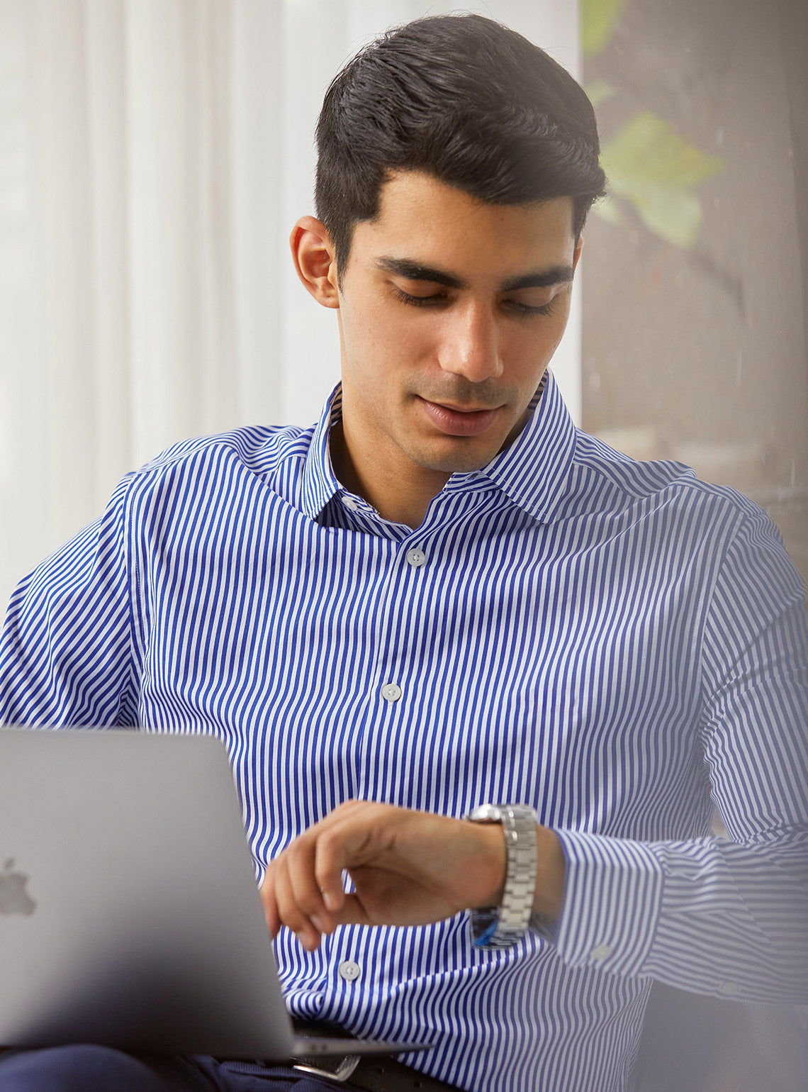 Azure Stripe Shirt