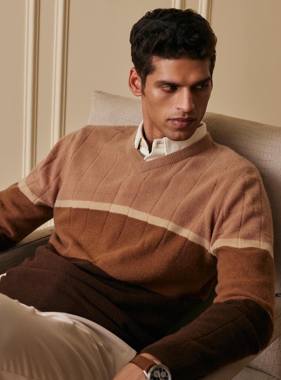 23. Bronze Cashmere Blend Pullover