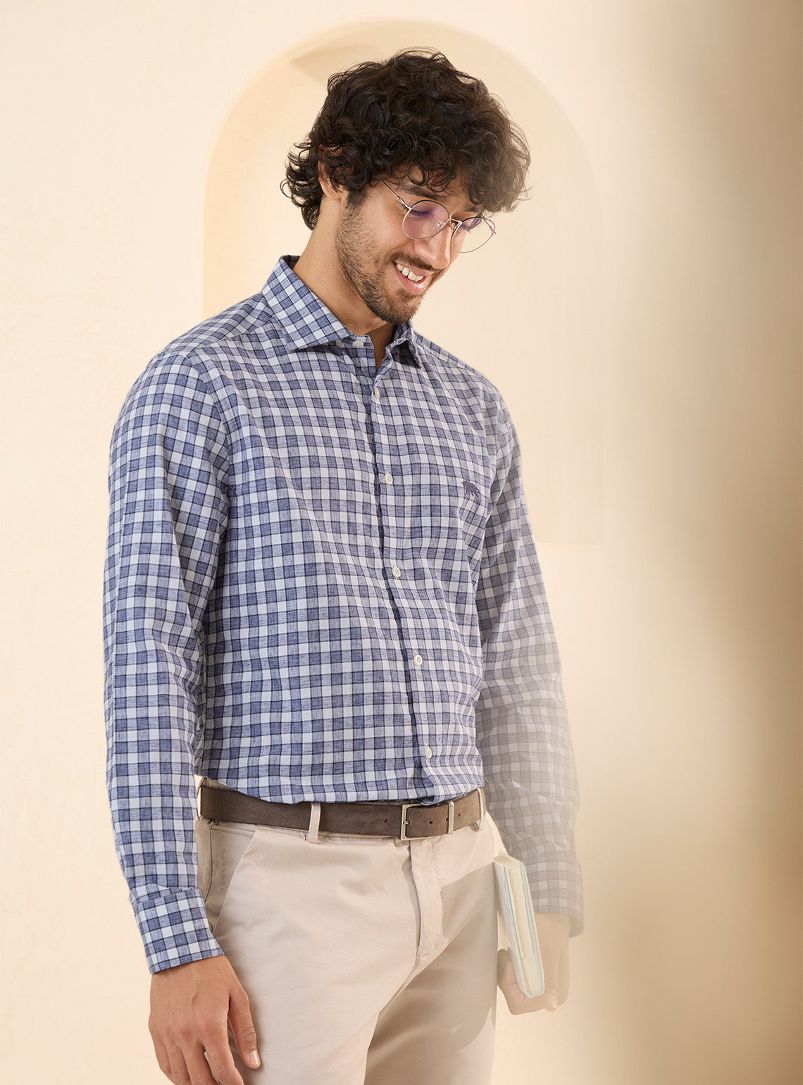 Periwinkle Check Shirt