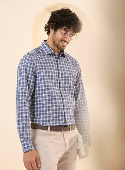 Periwinkle Check Shirt