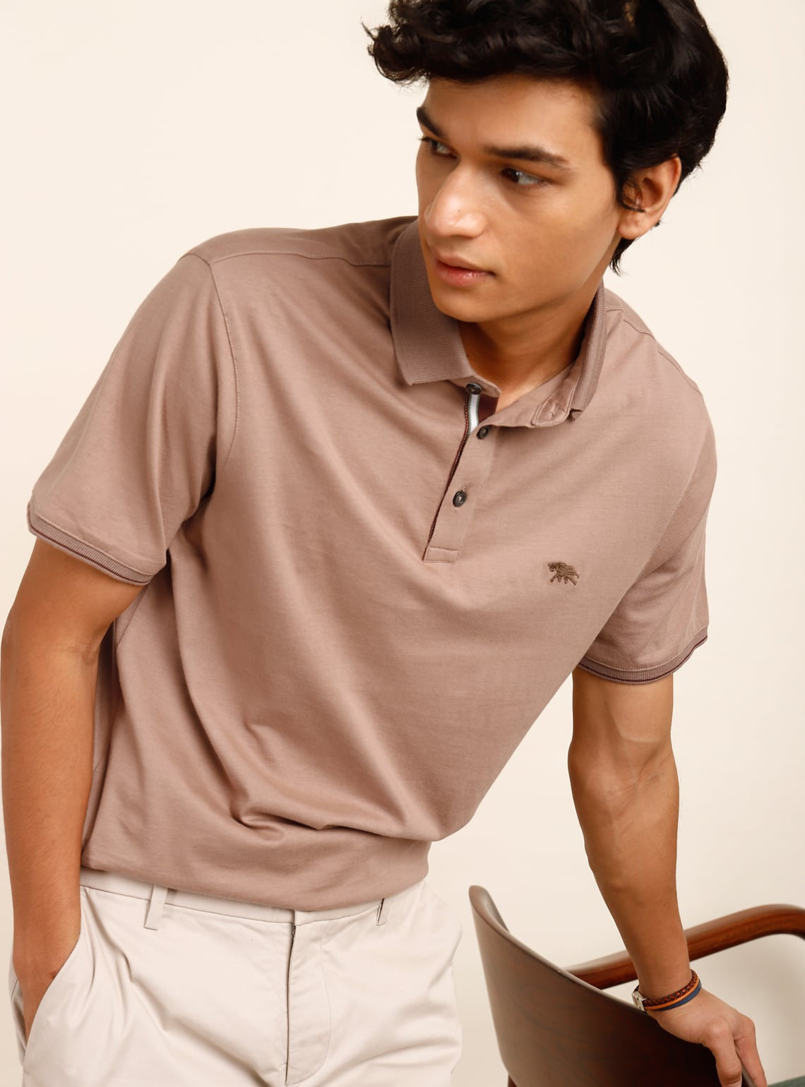 Tan Brown Polo