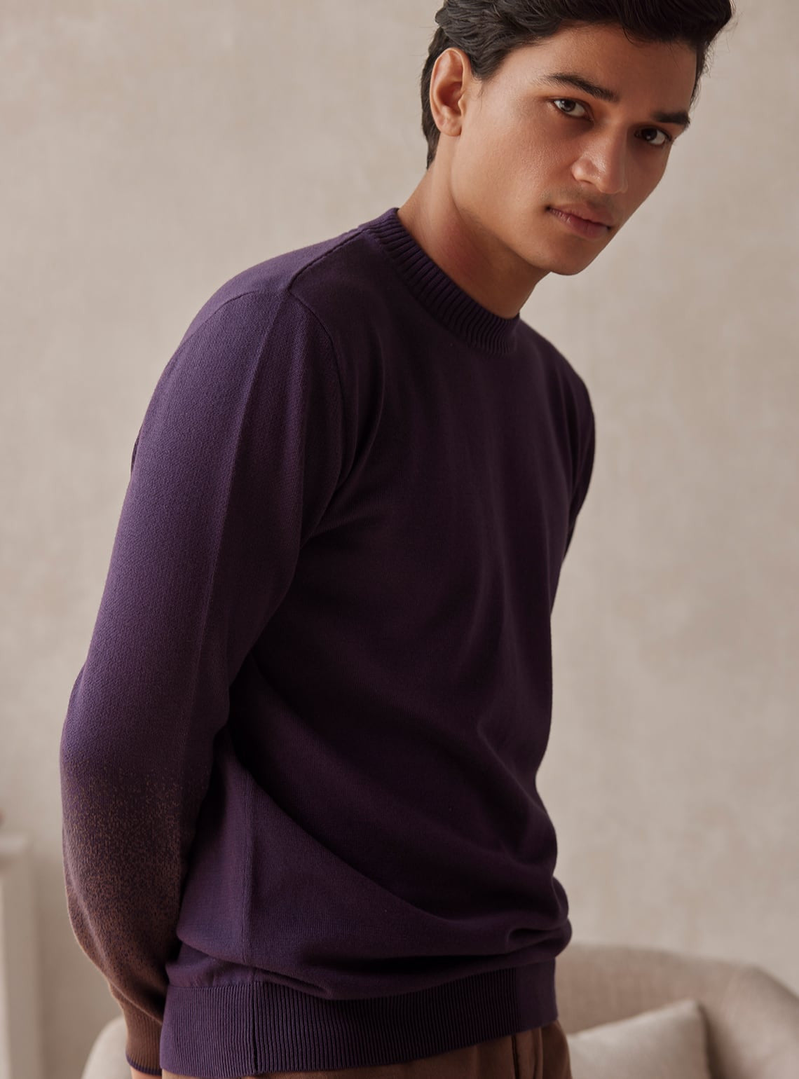 Raisin Ombre Pullover