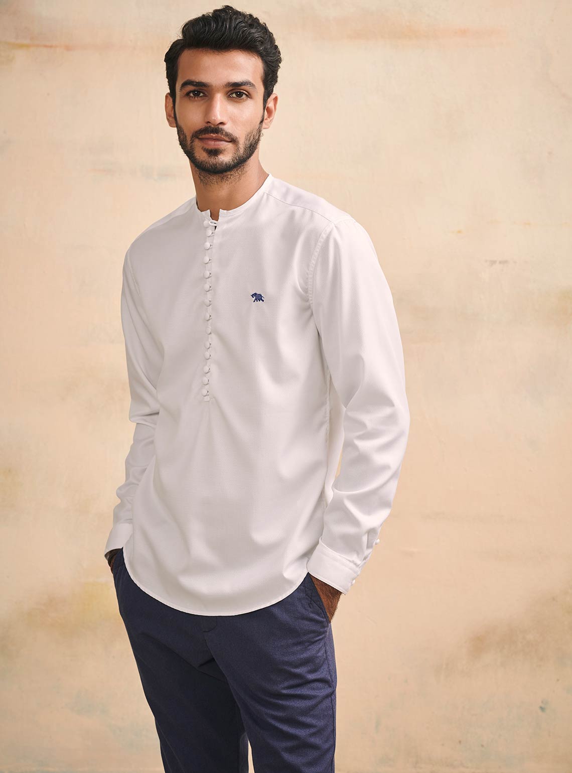 Essential White Popover Shirt