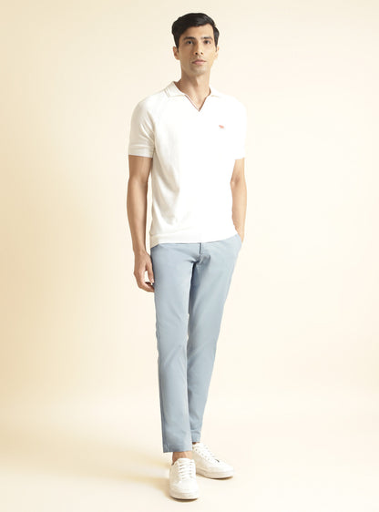 Light Blue Twill Chino