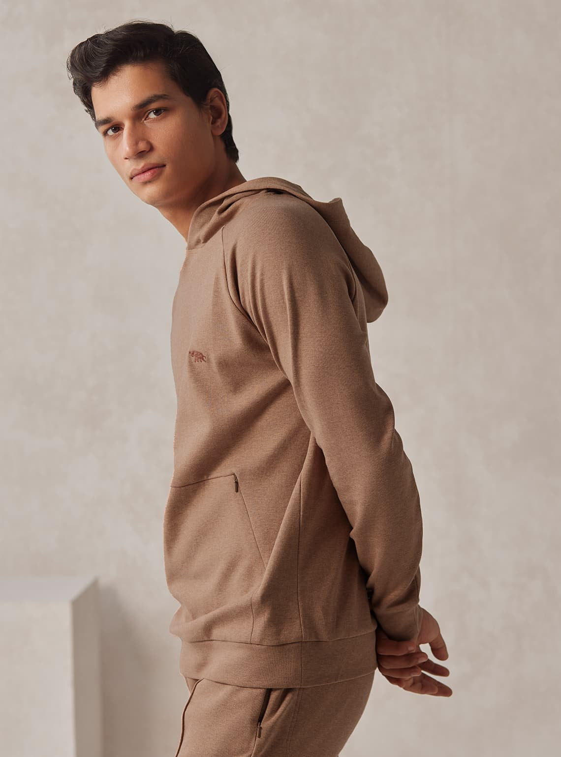 Mocha Melange Hoodie