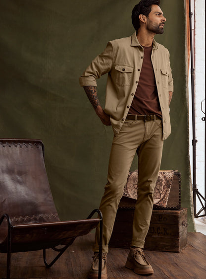 Sandy Beige Overshirt