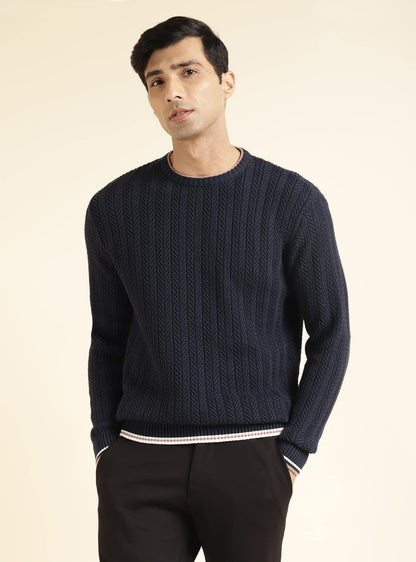 Prussian Blue Pullover