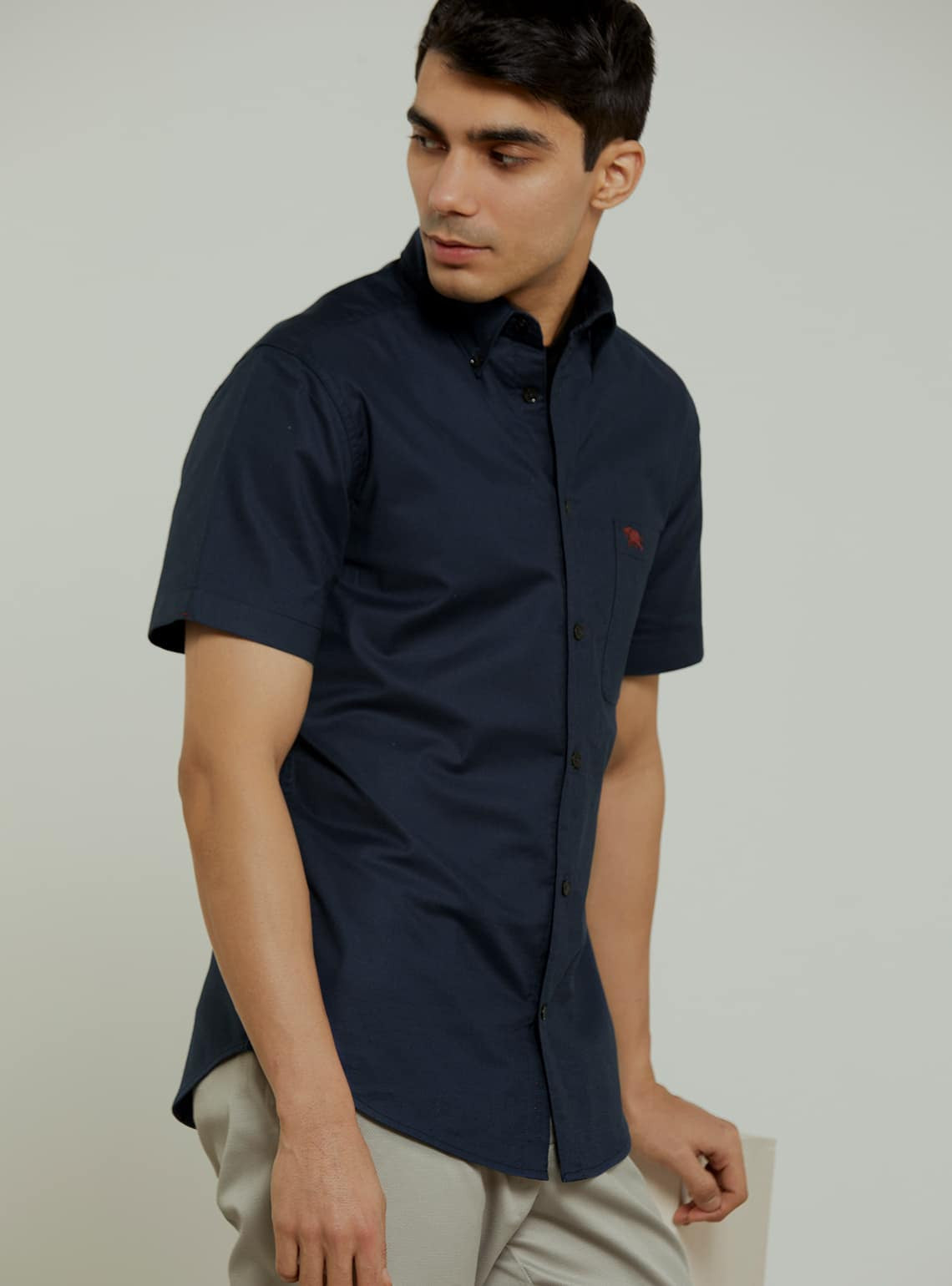 Dark Sapphire Oxford Shirt