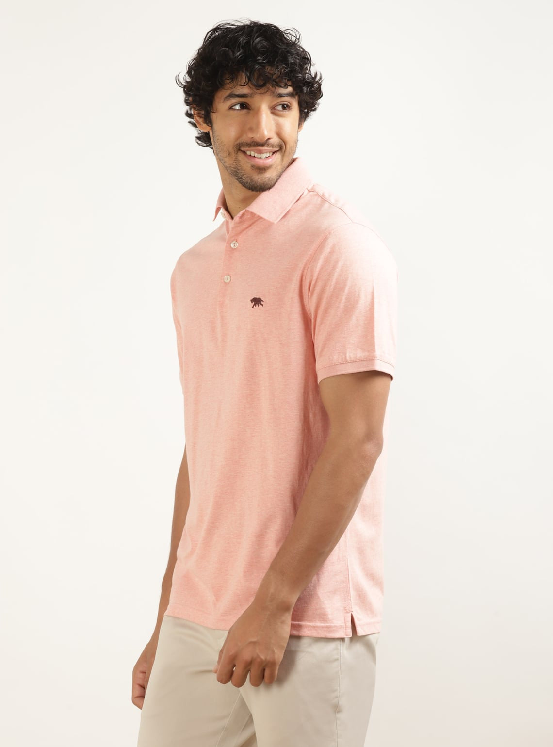 Rose Melange Polo