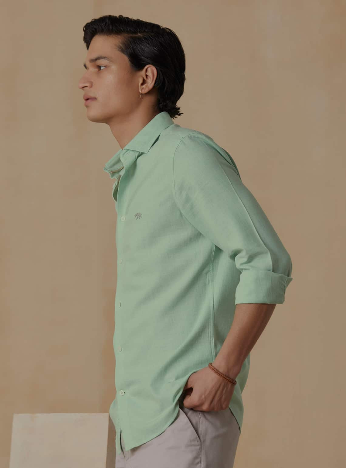 Mint Melange Shirt