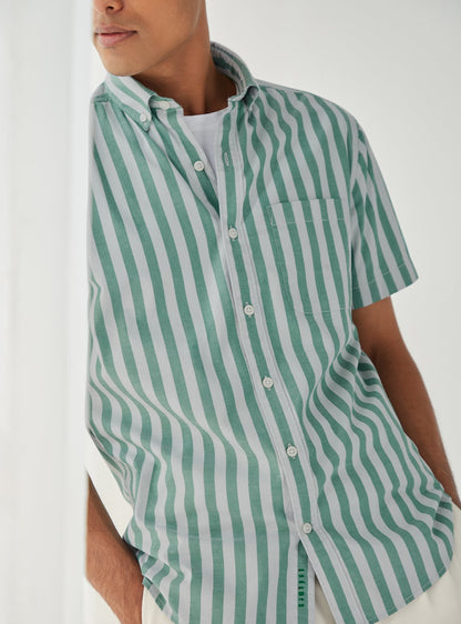 Vista Green Stripe - Half